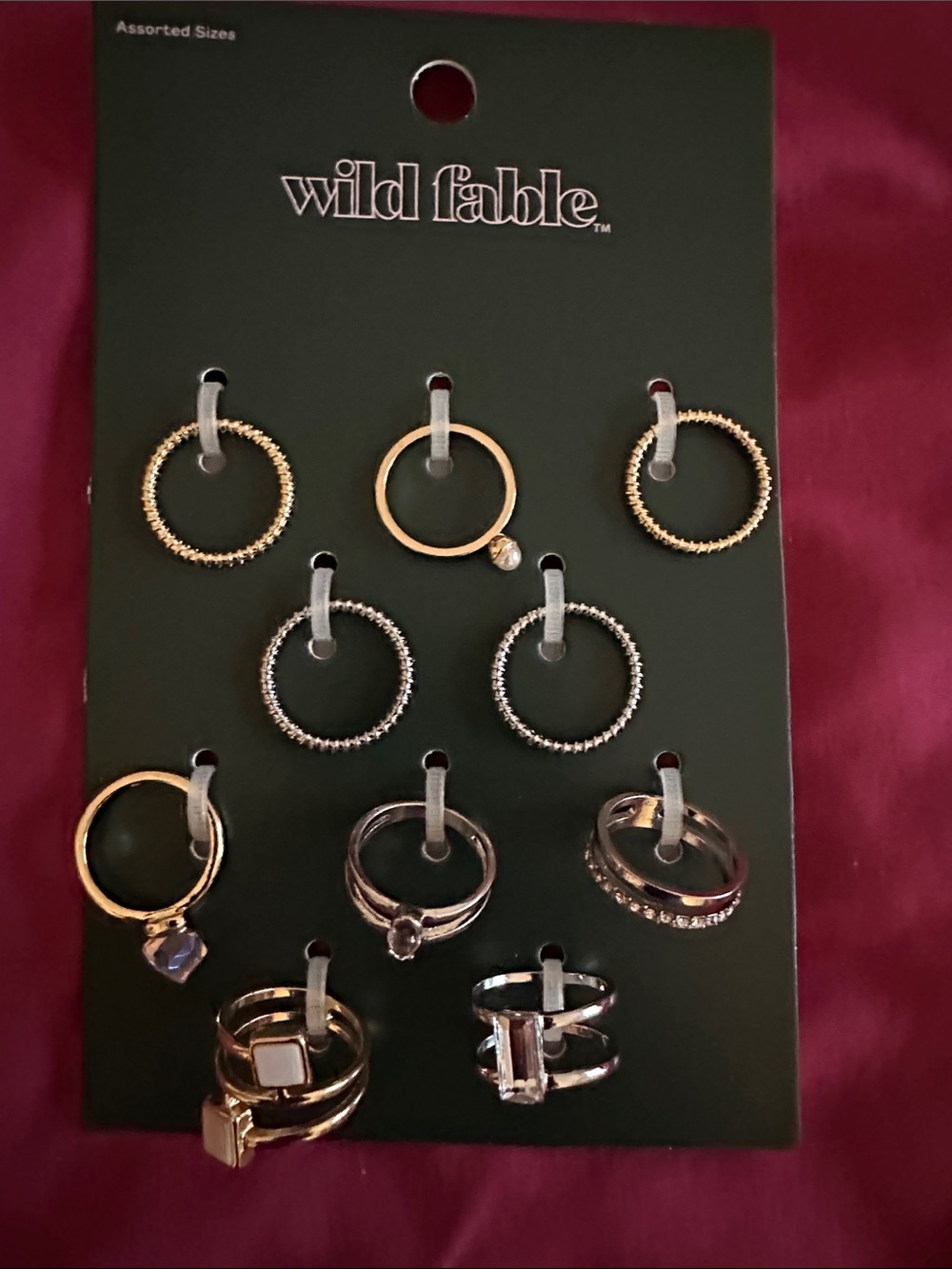 Wild Gable Gold and Silver Stackable Ring Pack